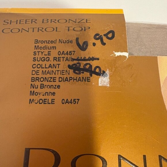 Donna Karen Hosiery The Nudes Bronze Collection Control Top - Picture 3 of 3